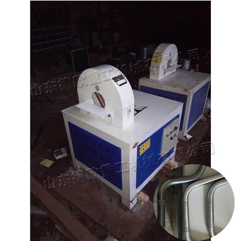直管弯曲圆管表面砂光机 弯钢带钢台式抛光机 金属管材除锈拉丝机