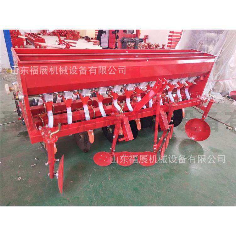 小麦播种机四轮拖拉机带小麦施肥播种一体机楼腿式大型播种机