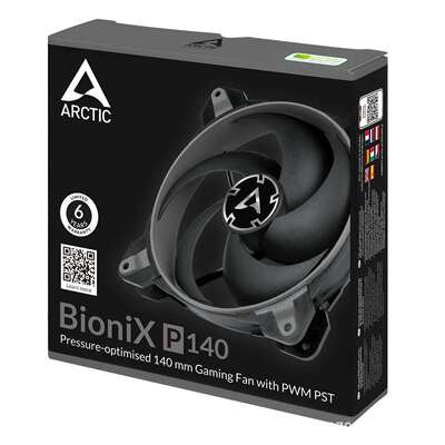 Arctic BioniXP140电脑主机风扇 14cm双向智能温控台式机箱风扇