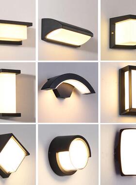 跨境户外壁灯防水过道楼梯庭院门口室外led照明灯阳台别墅墙壁灯