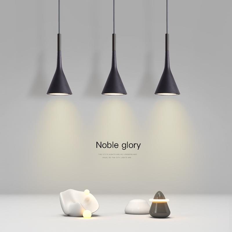 led餐厅灯吊灯三头现代简约创意北欧客厅灯饭厅主卧室灯床头灯具