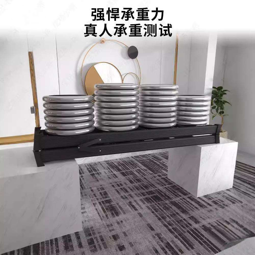 NM306家用梯子拆叠人字梯铝合金3米工程梯伸缩移动爬楼梯多功能凳