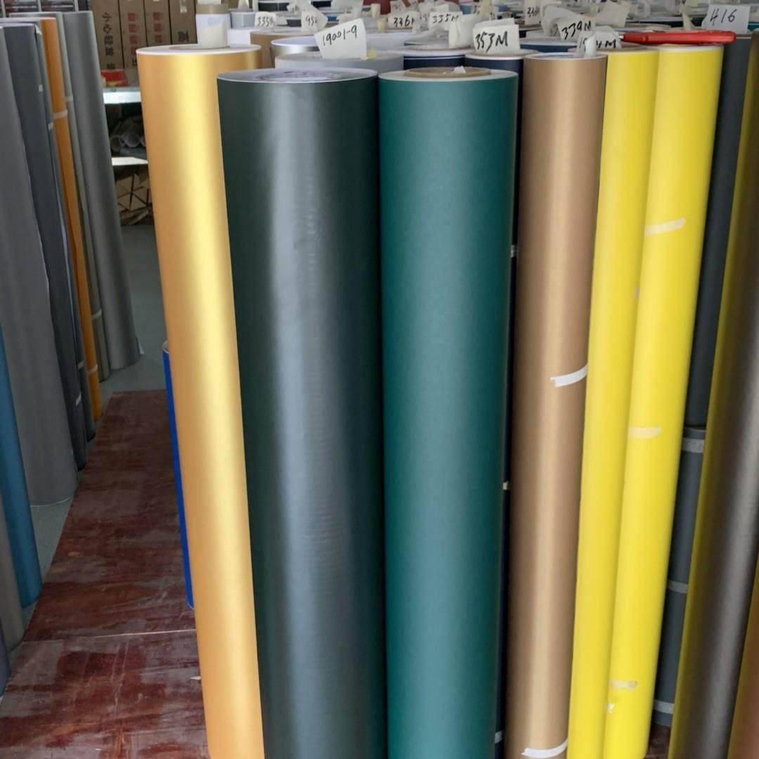 加厚墨绿色麻面亚光防水pvc自粘墙纸壁纸展柜展台贴纸波音软片