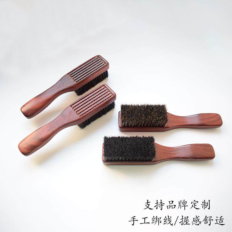 小叶紫檀6排手工绑线文玩刷可用于文玩核桃金刚橄榄清灰打底上亮