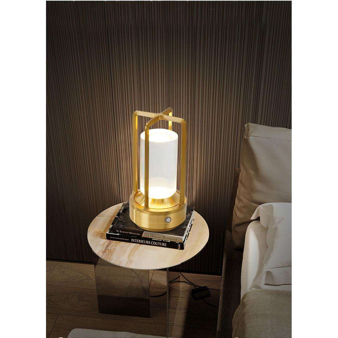 创意现代简约小夜灯便捷式充电书房卧室台灯