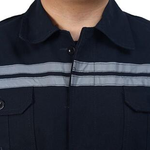 煤矿工作服 井下专用矿服男春秋款加厚防烫耐磨棉帆布劳保矿