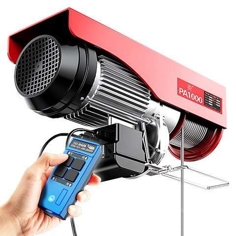 巨达微型电动葫芦家用小型吊机220起重器建筑装修提升机升降吊具