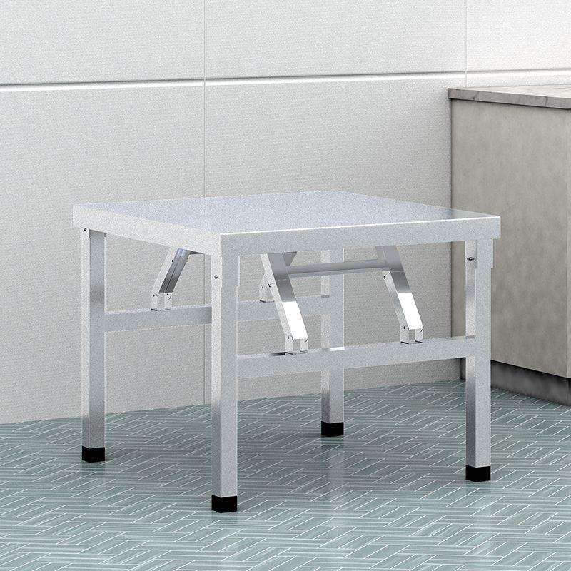 不锈钢折叠桌商用家用方桌饭店餐桌夜市户外便携桌子摆摊长方形桌