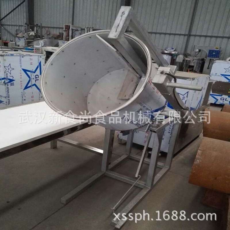 圆筒拌糖机 米花食品自动拌料机 武汉新食尚食品机械直供
