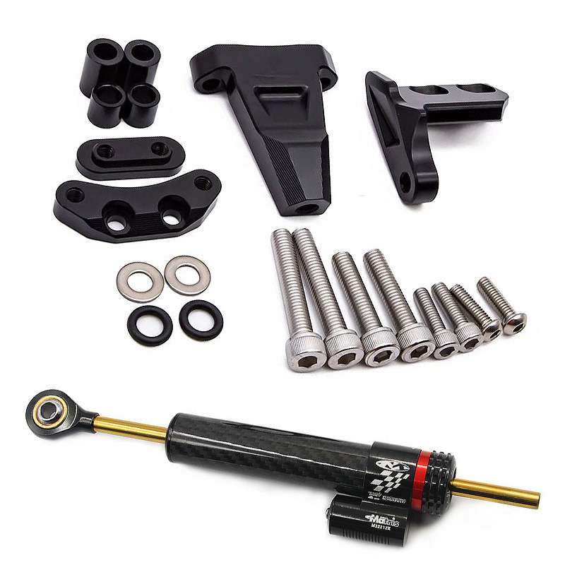 适用春风450SR/SR-S改装件配件钛尺码阻尼器防甩头方向稳定器支架