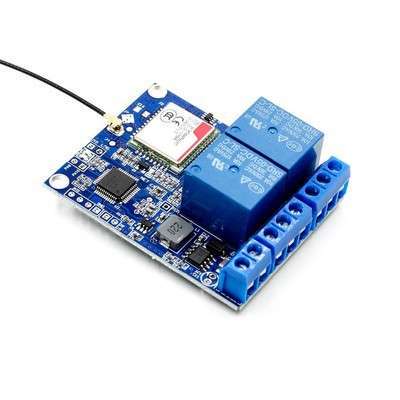 GSM-2路短信控制器 手机远程遥控开关水泵控制柜服务器重启
