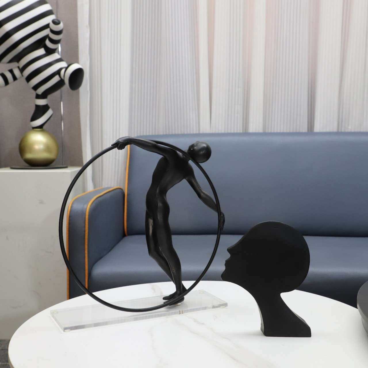 北欧简约铸铁人物创意摆件玄关电视柜客厅卧室书房样板房家居饰品,玩具/童车/益智/积木/模型,遥控车升级件/零配件,淘宝优惠券,粉丝福利购,淘宝优惠卷