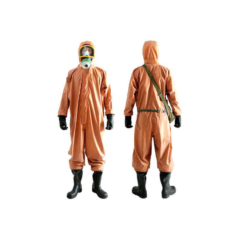 RFH01-WD-1轻型防护服 石油化工化学连体防护服 耐酸碱防化服