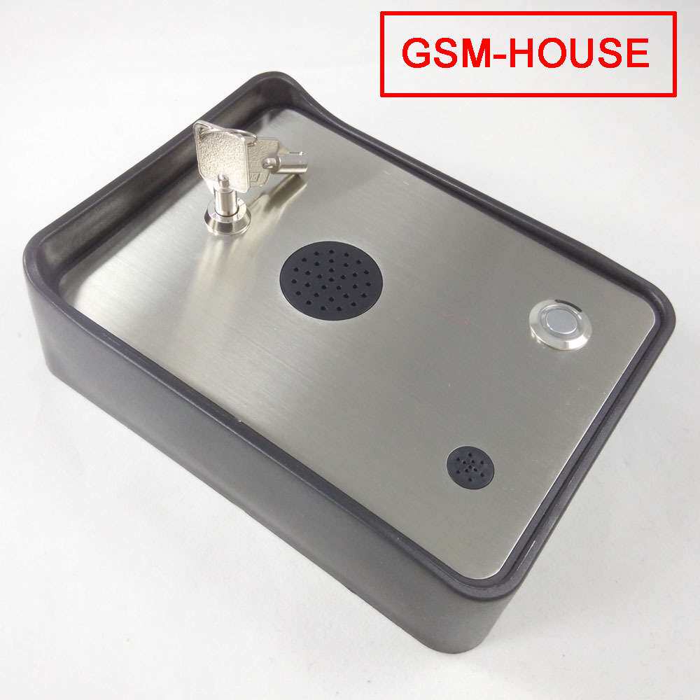 GSM-HOUSE GSM呼叫语音对讲门禁-出口欧美市场(黑色外壳)