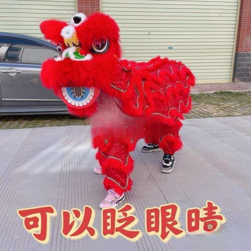 太保幼儿园狮子麦塑料舞套装儿童头醒狮南狮舞狮小道具表演狮子头