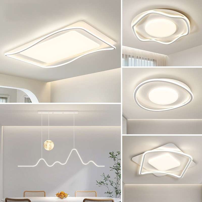 三室两厅灯具套餐组合现代简约客厅灯家用主卧室灯led吸顶灯调光