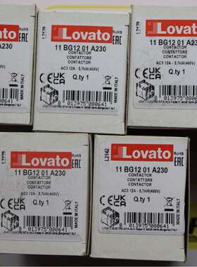 LOVATO接触器11BG1201A230 11BG09T4A230 11BG0910A024