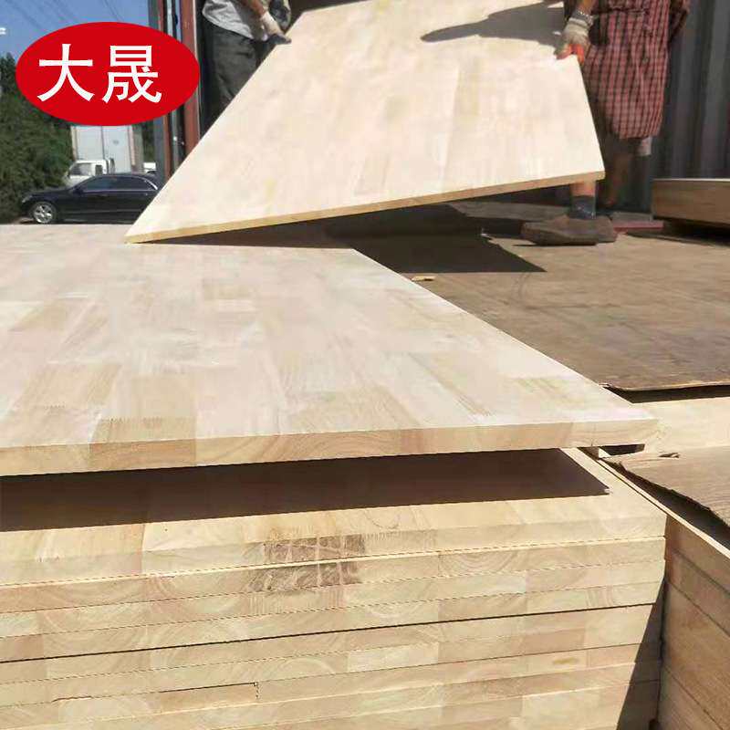 临沂厂家供应12mm泰国橡胶实木板拼接板 橱柜家居装修拼接板门板