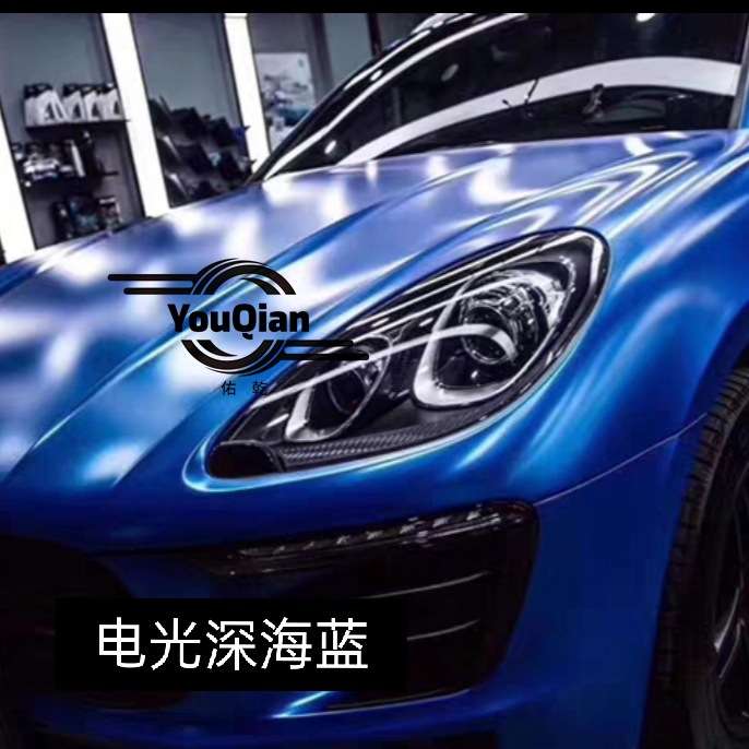 厂家 汽车改色膜全车改装哑面电镀贴纸装饰贴黑武士内饰保护膜
