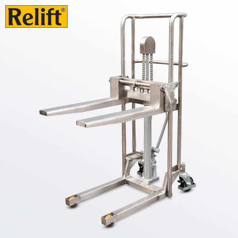Relift轻型手动堆高车304不锈钢手动液压升降车装卸平台搬运叉车,鲜花速递/花卉仿真/绿植园艺,割草机/草坪机,淘宝优惠券,粉丝福利购,淘宝优惠卷