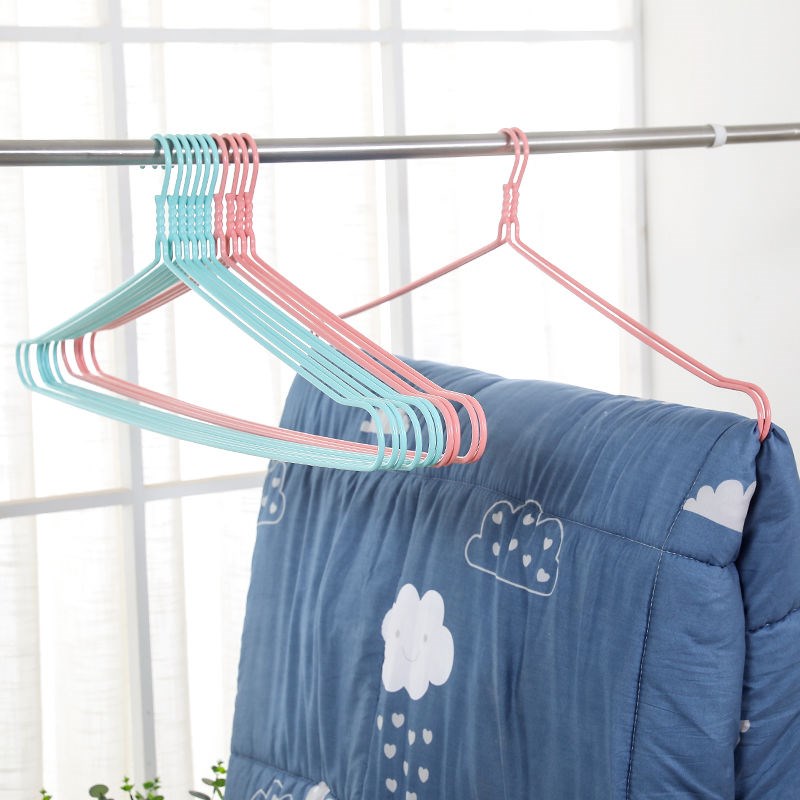 大衣架晒被子超大加粗家用床单晾毛毯晾J沙发布实心加粗加长衣架