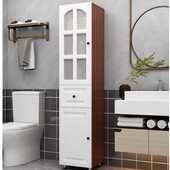 定制浴室收纳柜墙角柜厕所边角柜落地式 转角置物架夹缝侧柜窄角柜