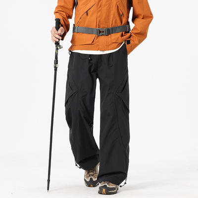 工装裤大码春秋男士宽松复古直筒阔腿休闲裤耐磨耐脏户外工作长裤