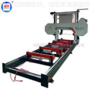 大直径木材开板板机卧MJ900式龙门带型锯机 大自动锯锯木开带锯机