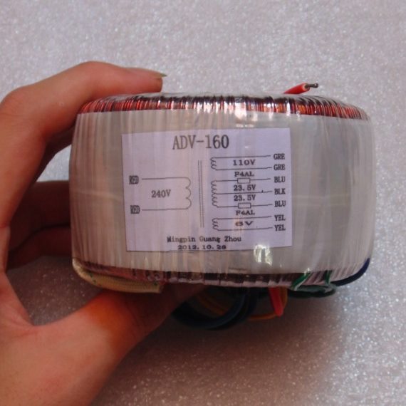 V组 峰值 23 6V0双W环形变压器 02011 额定5VW铜线 牛.单环120组