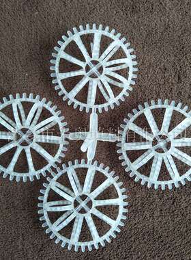 萍乡填料厂家　Φ79mmPVDF带刺花环 　塑料花环直销