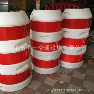 电力立柱电杆防撞桶滚塑电线杆保护安全桶塑料防撞保护墩厂家供应