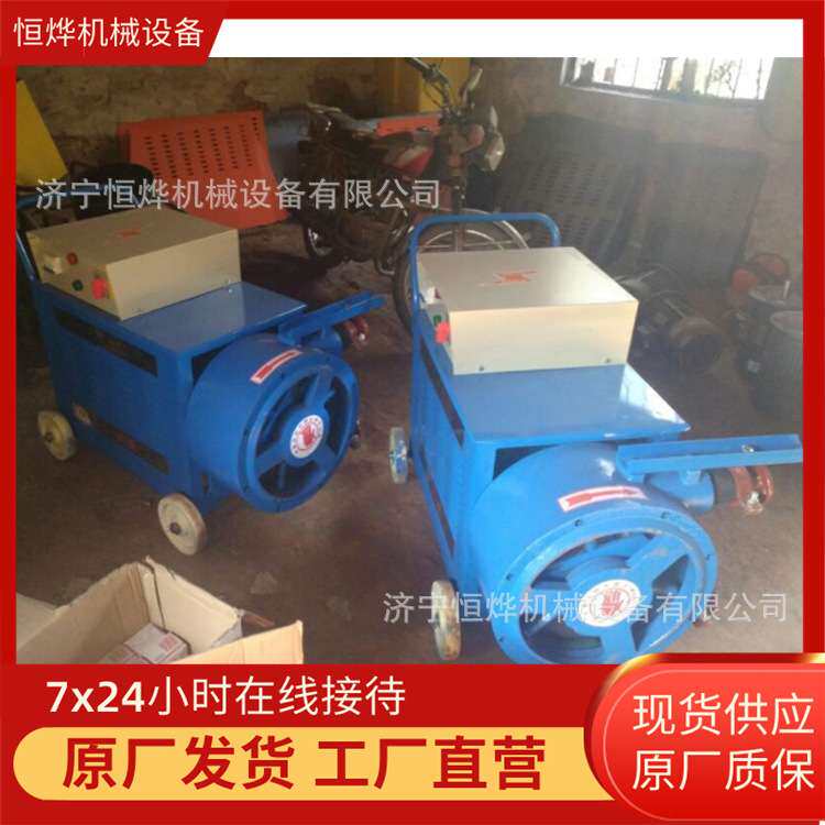 小型移动式挤压式注浆泵全自动水泥砂浆泵 WJB-2双速挤压式注浆机