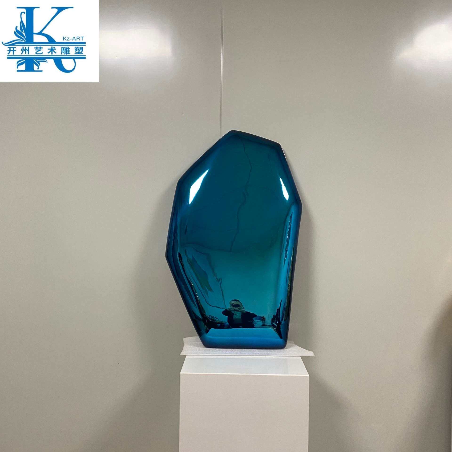 样板间方形装饰画墙面挂件酒店别墅挂画抽象电镀装置艺术简约壁饰