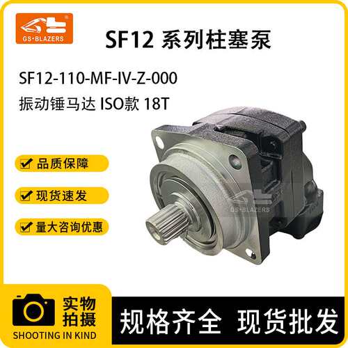 SF12 系列柱塞泵SF12-110-MF-IV-Z-000适用振动锤马达 ISO款 18T