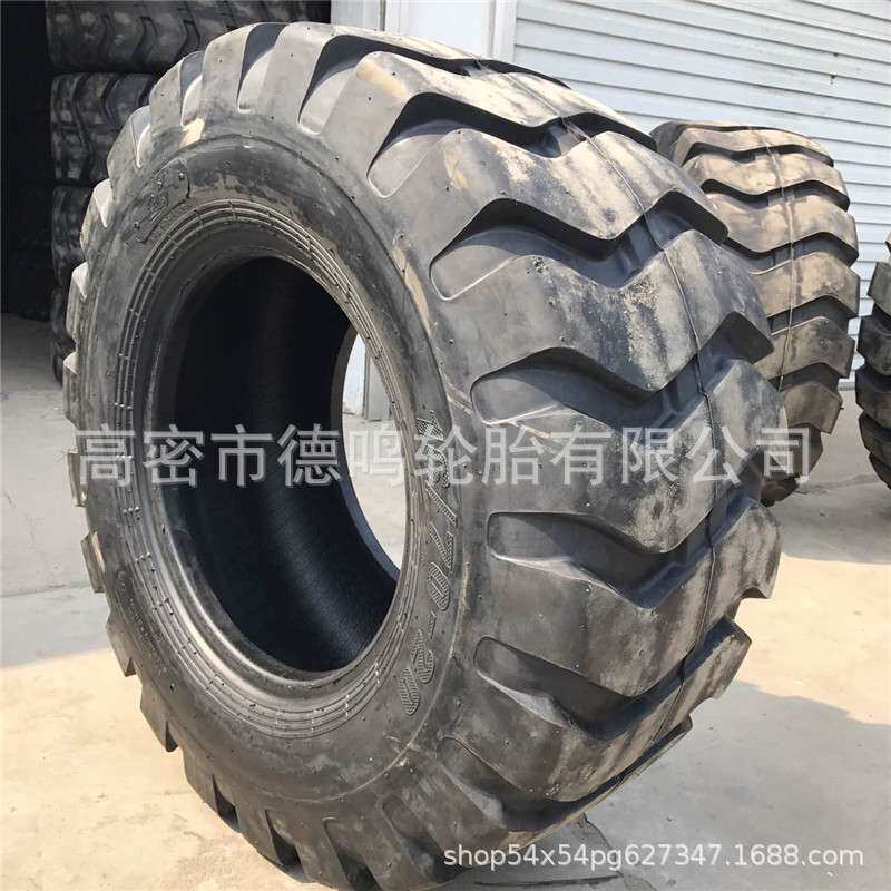 E3花纹工程小挖机轮胎16/70-24装载机轮胎原厂内胎