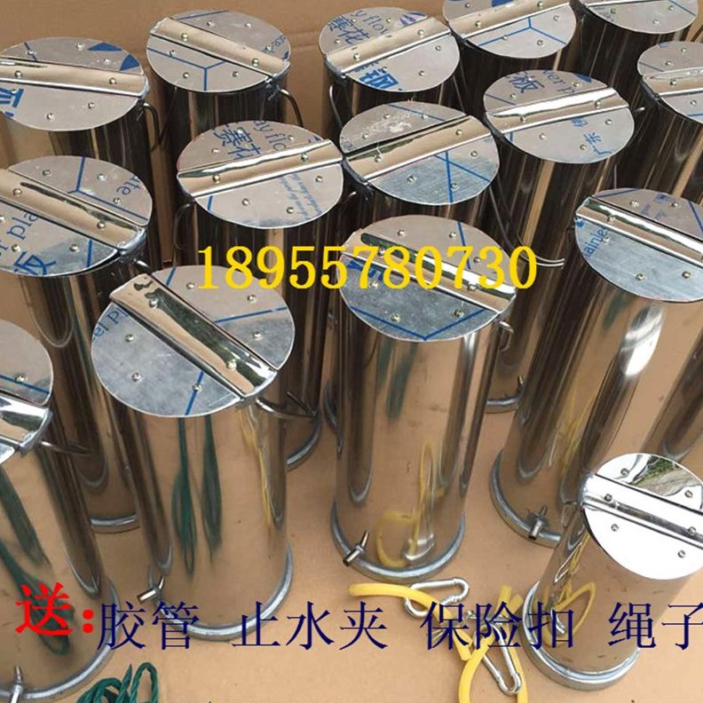 取样水质采样器水器桶现货2.水采 不锈钢加厚污水 样深水器采集