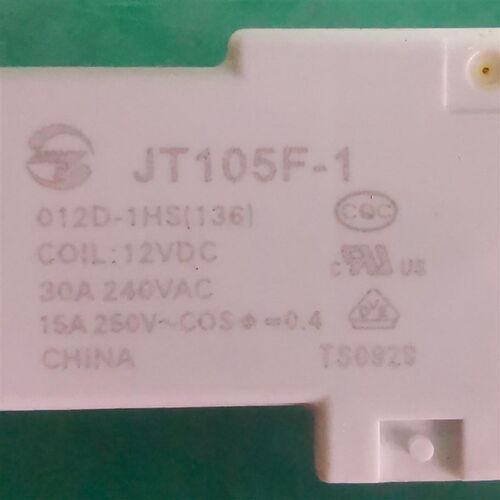 JT-105F-1 012D-1HS(136) 12VDC 30A 240VAC继电器 全新原装正品