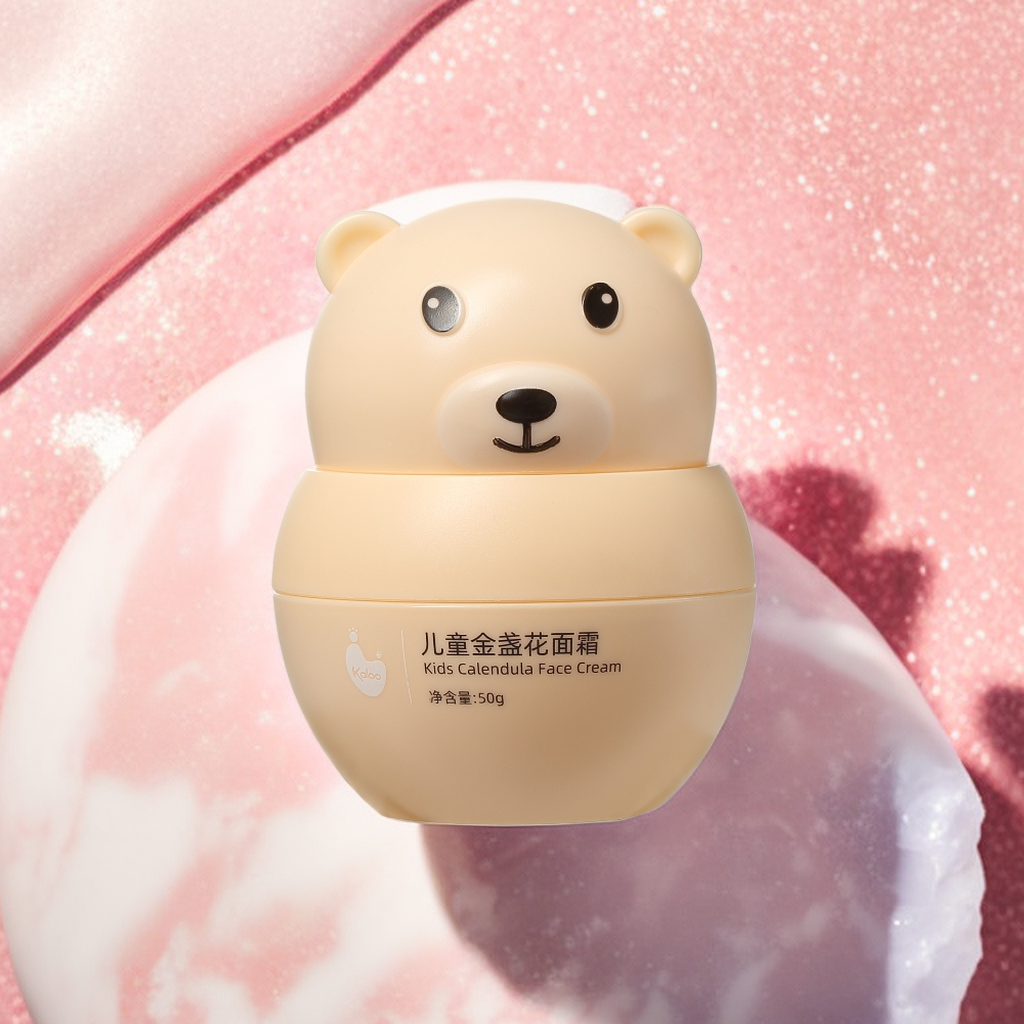 kaloo卡鲁熊儿童金盏花面霜补水修护滋润婴幼儿护肤秋冬滋养面霜