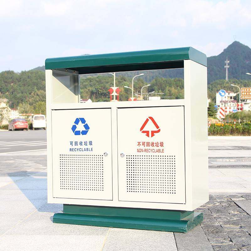 冲孔垃圾桶不锈钢环卫果皮箱室外大号物业分类环保街道垃圾箱304