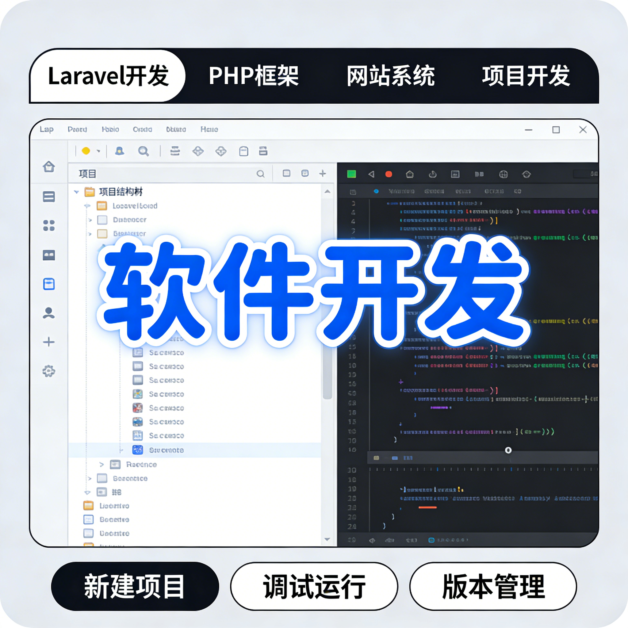 Laravel 开发 PHP 框架 网站系统 项目开发编写
