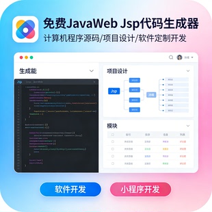计算机项目软件定制 JavaWeb 开发 Jsp 代码编写 功能按需开发