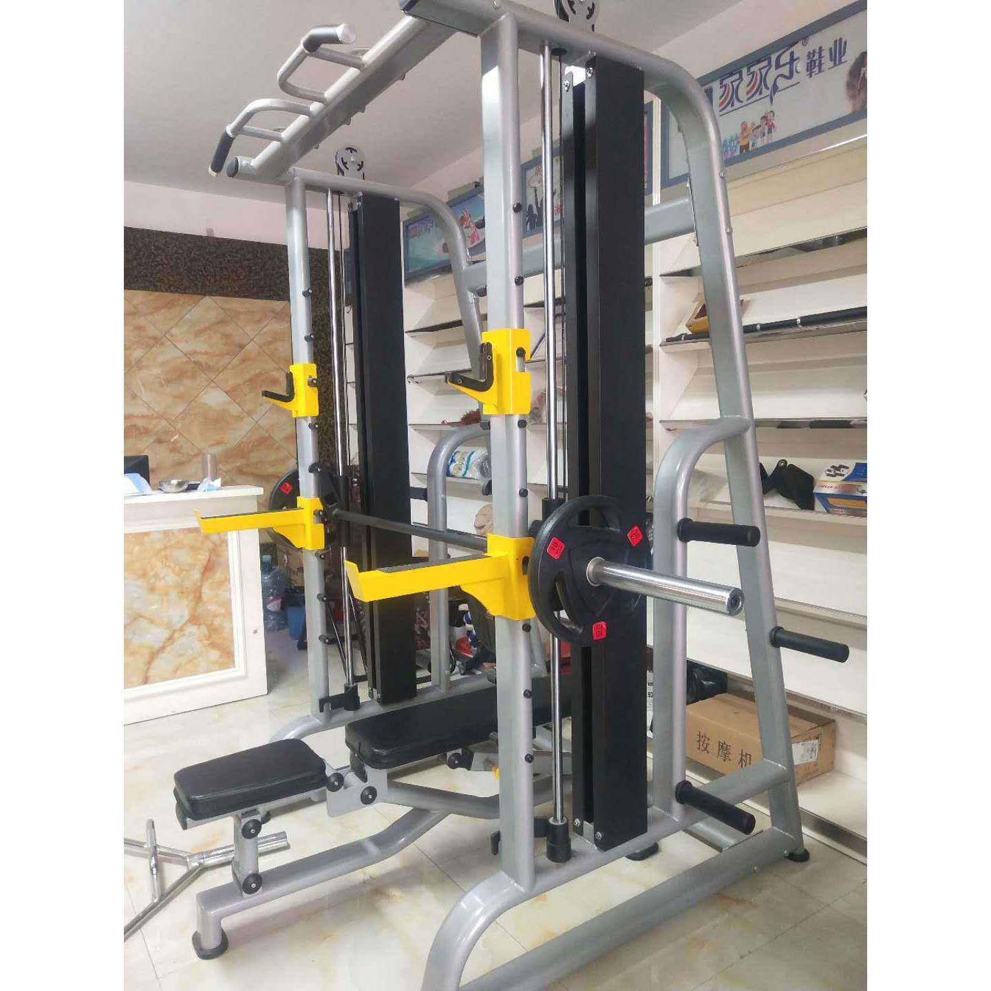 健身房商用史密斯机深蹲龙门架健身器材综合训练器械套装组合厂家