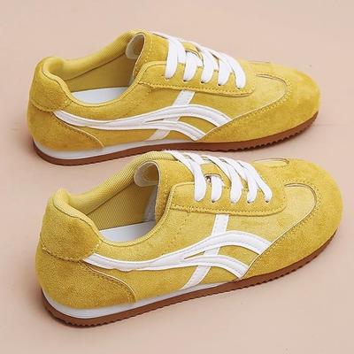 德训鞋子女2025夏季新款爆款时尚气质流行休闲运动鞋平底百搭板鞋