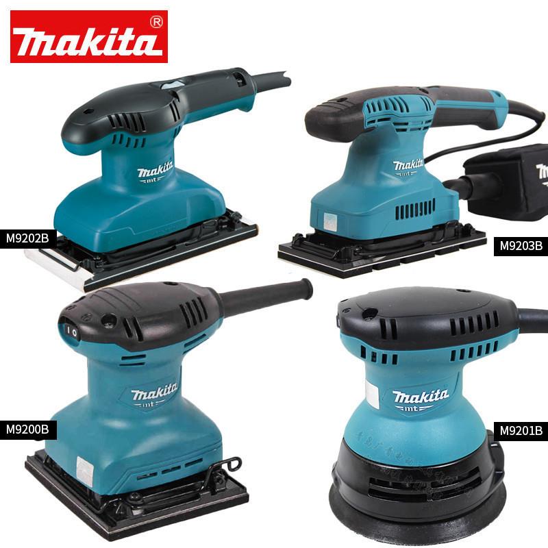 makita牧田 M9201B/M9200B木工砂纸机 家具木材平板打磨机平板式