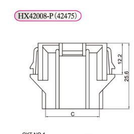 14P 24P 10P HX42008 16P HXH红星接插件 12P 42475