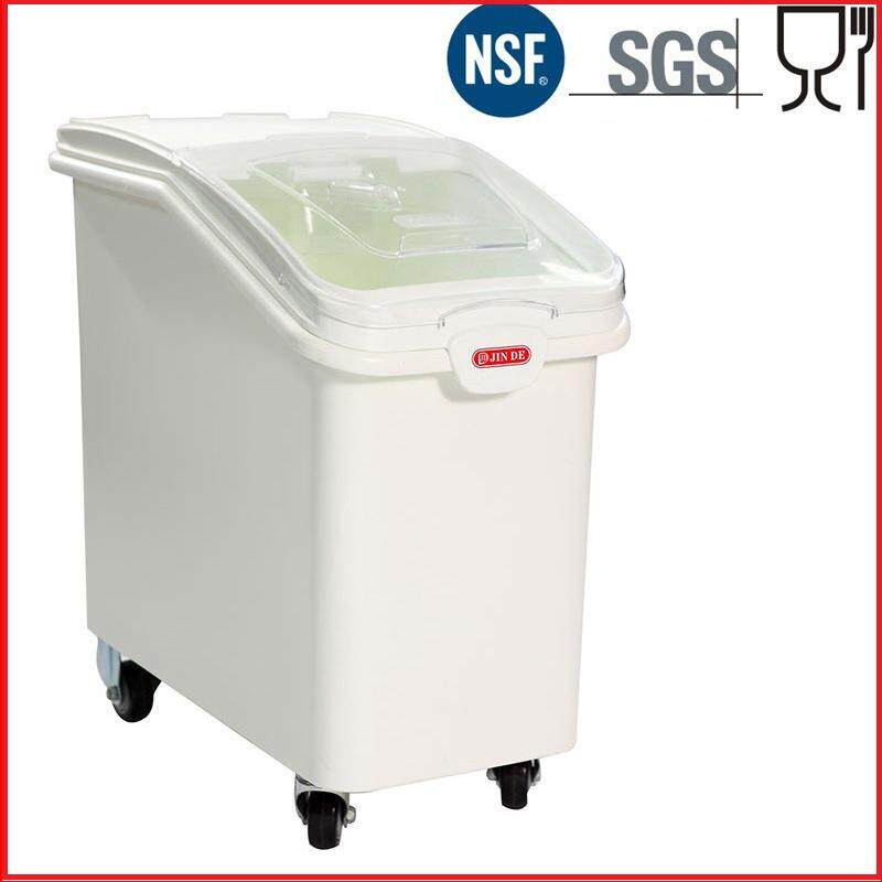 面粉桶 酒店专用面粉桶 81升面粉车 透明滑盖 防潮防虫 NSF认证