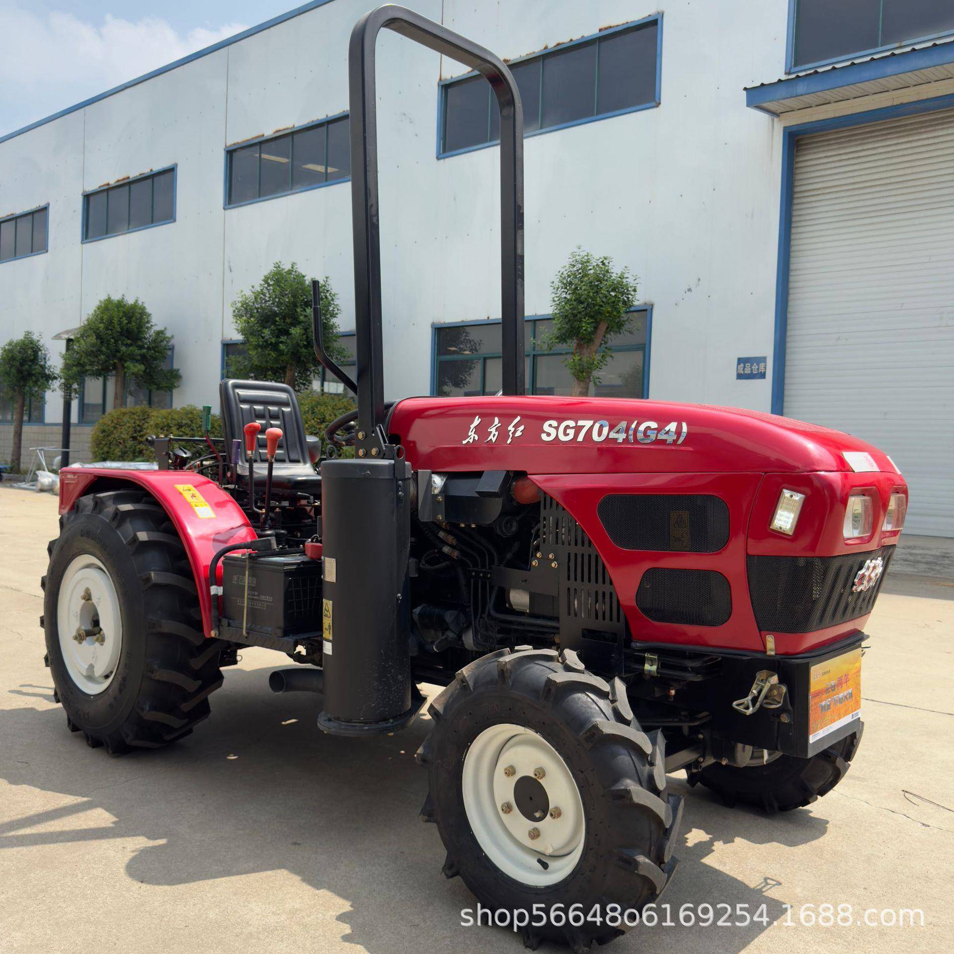 东方红拖拉机四驱704柴油农用大棚王多功能管理旋耕开沟播种除草