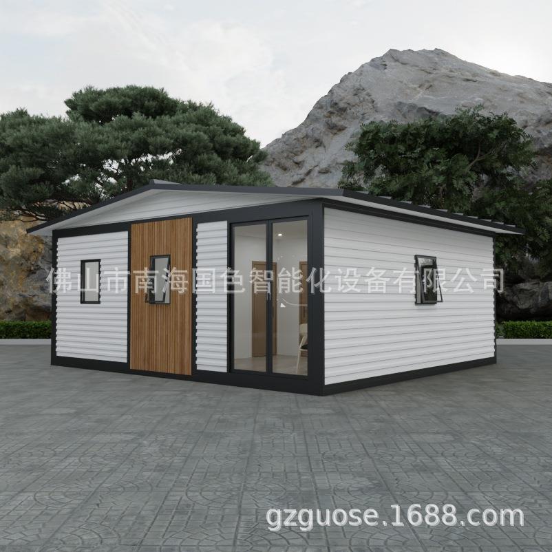 景区度假轻钢别墅酒店智能太空舱民宿创意设计集装箱商铺活动房