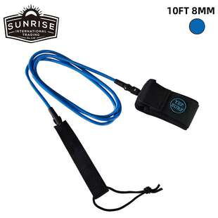 10ft冲浪脚绳冲浪配件8mm户外水上冲浪牵引绳surfboard leash直绳