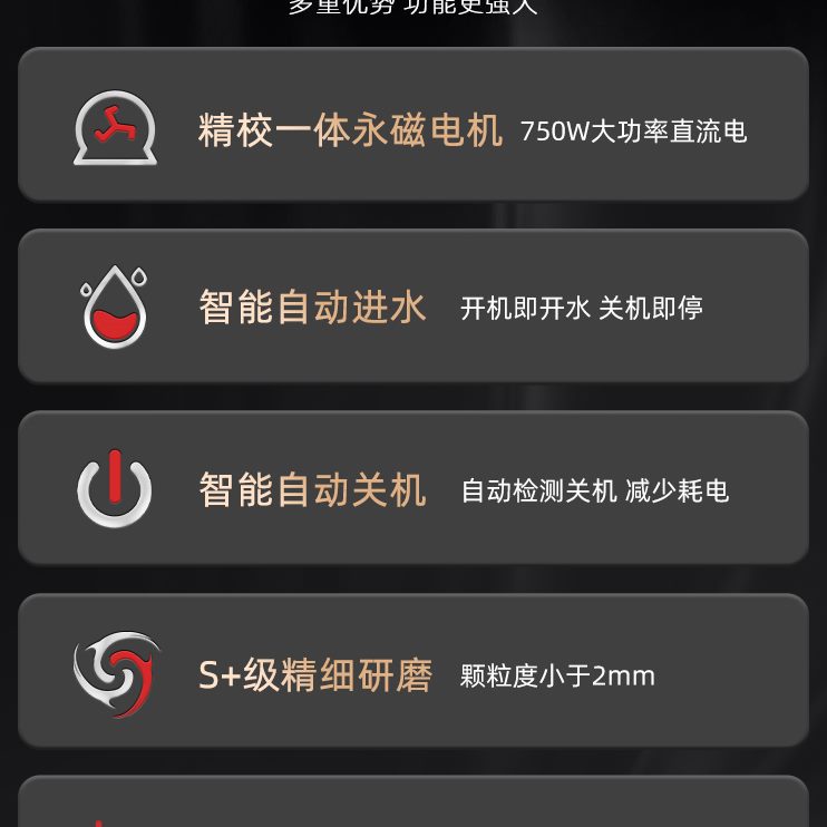 食进物厨全自动家用堵厨房余槽防水粉碎机垃圾处理器下水